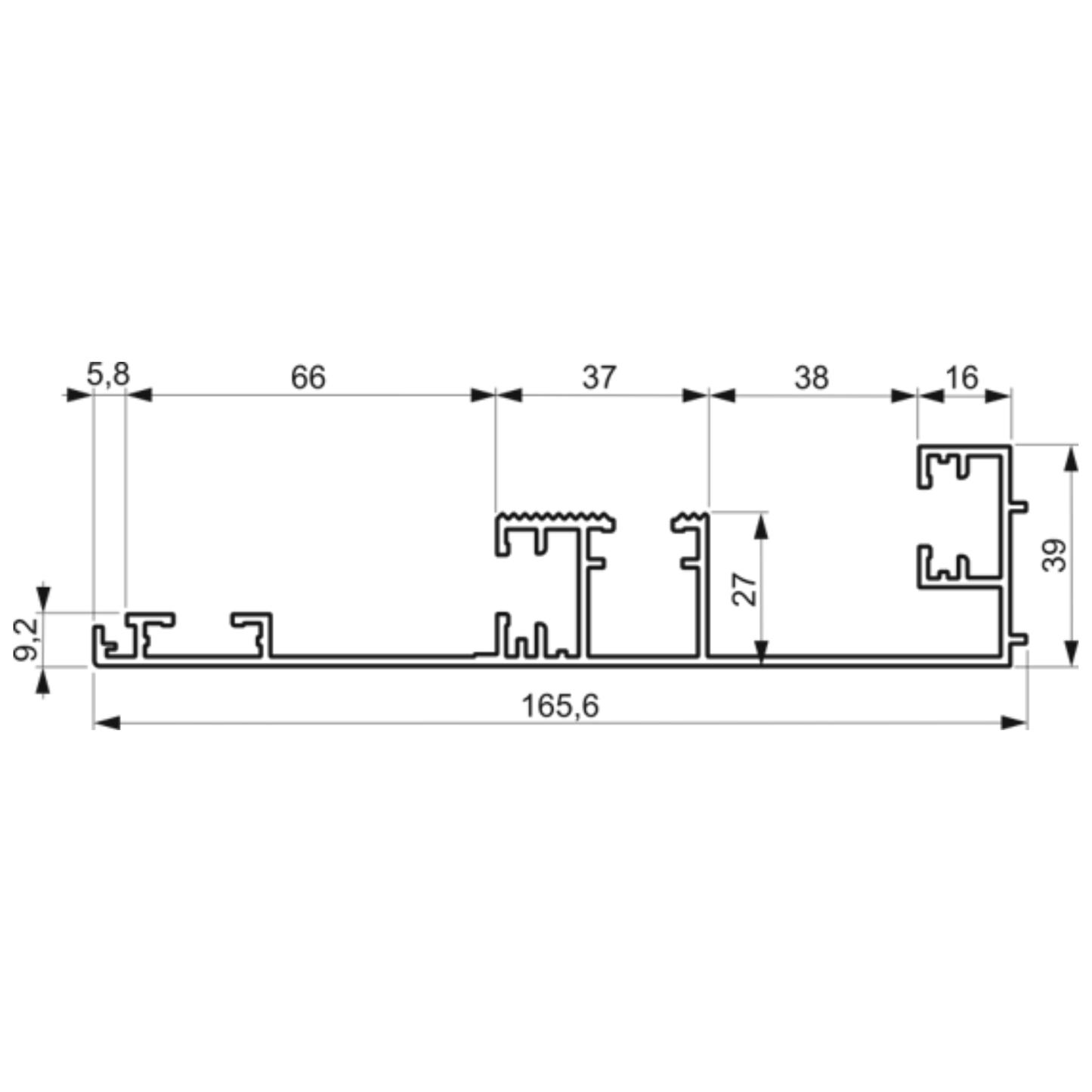 Profil de cadre AS 165.1