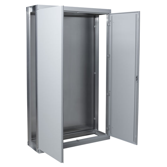 Aluminium-Schaltschrank Doppeltürig