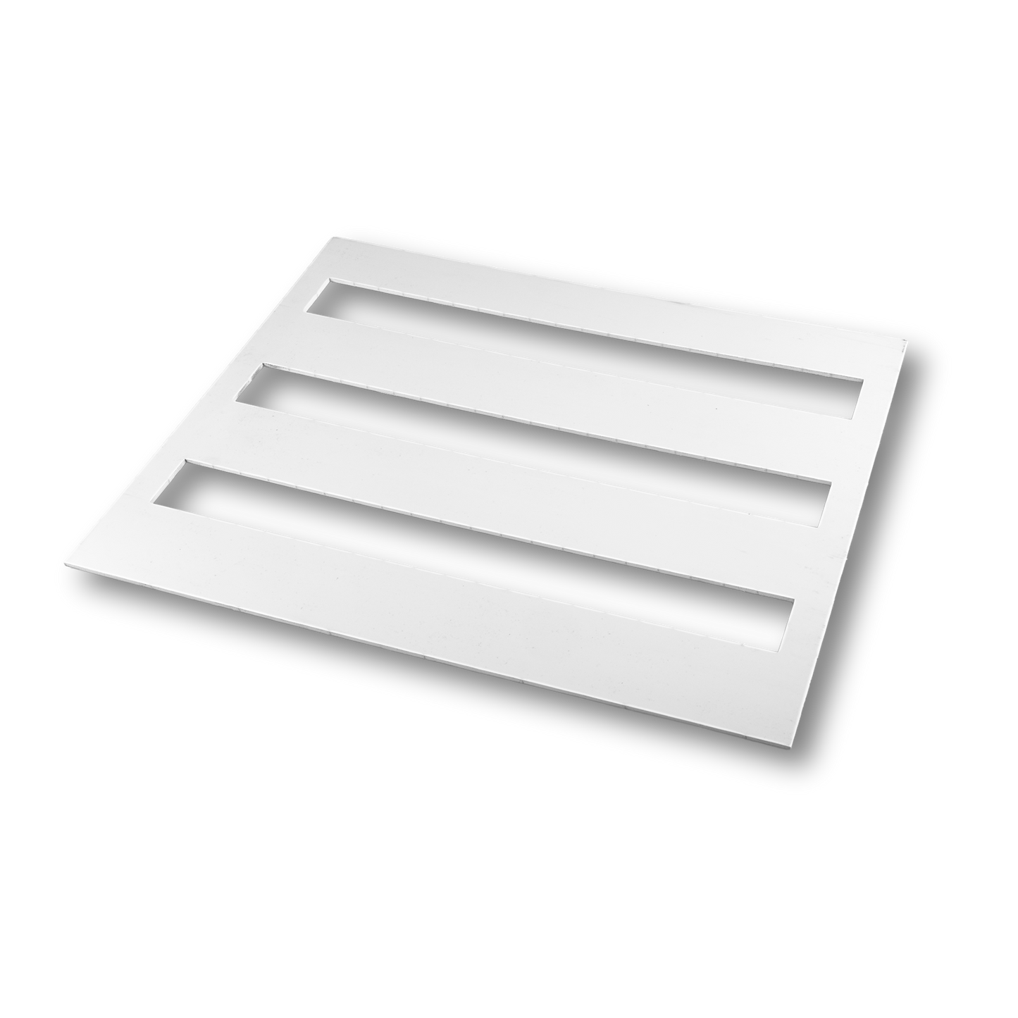 Plaque de recouvrement avec découpe