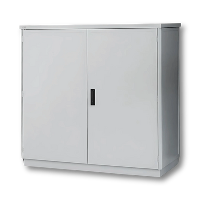 Cabine de distribution, porte double