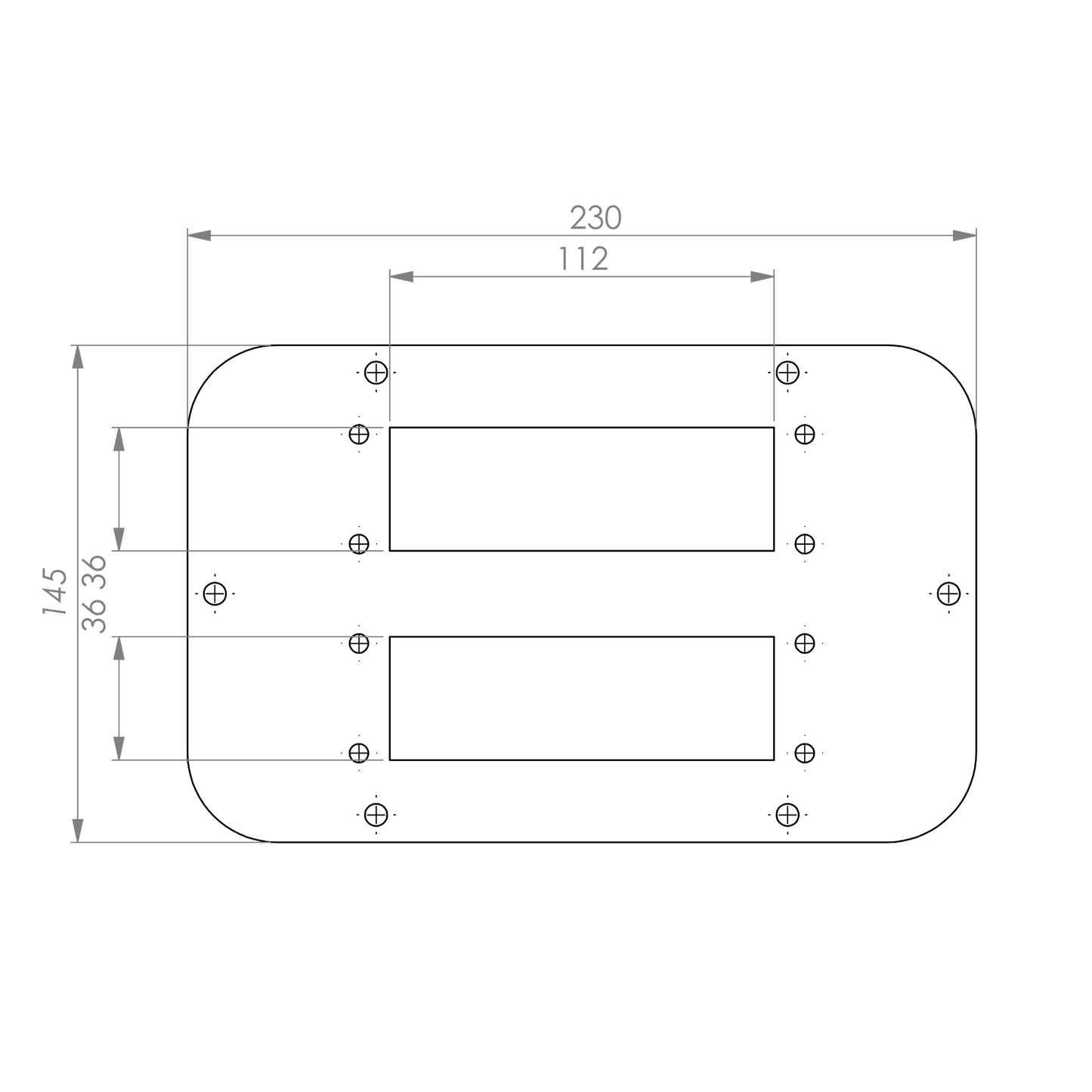 SWG Adapterplatte