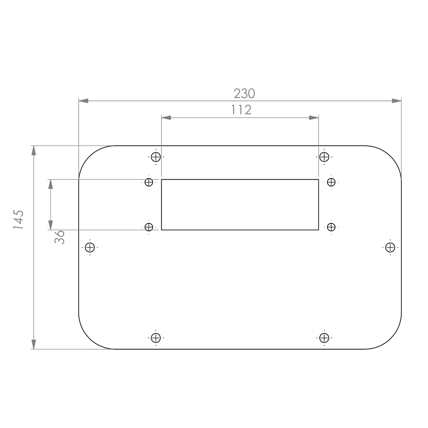 SWG Adapterplatte