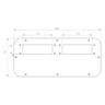 Typ 2 – Ausschnitt 112x36 x2