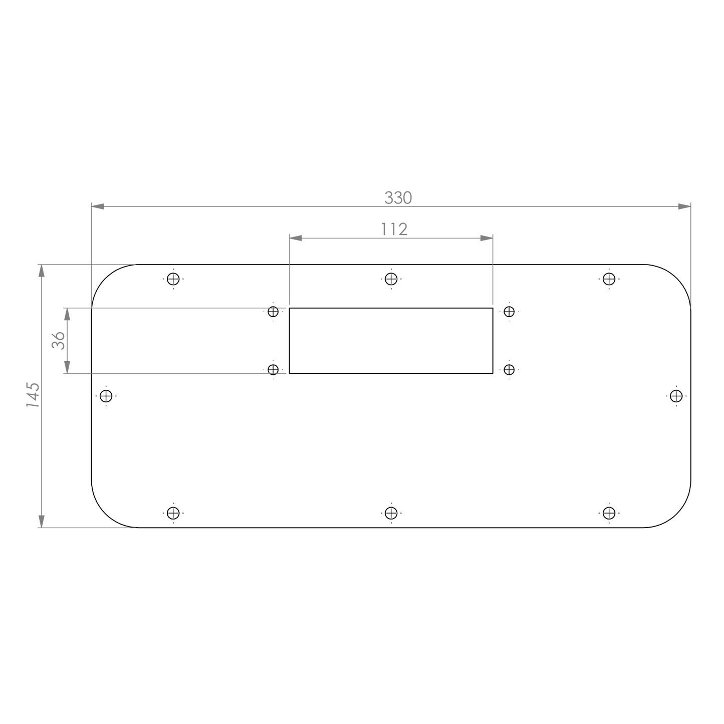 SWG Adapterplatte