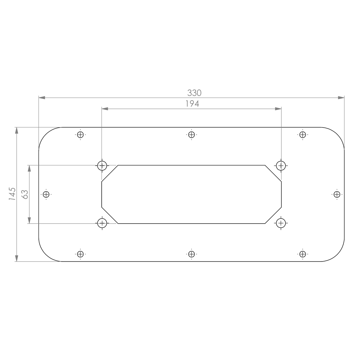 SWG Adapterplatte