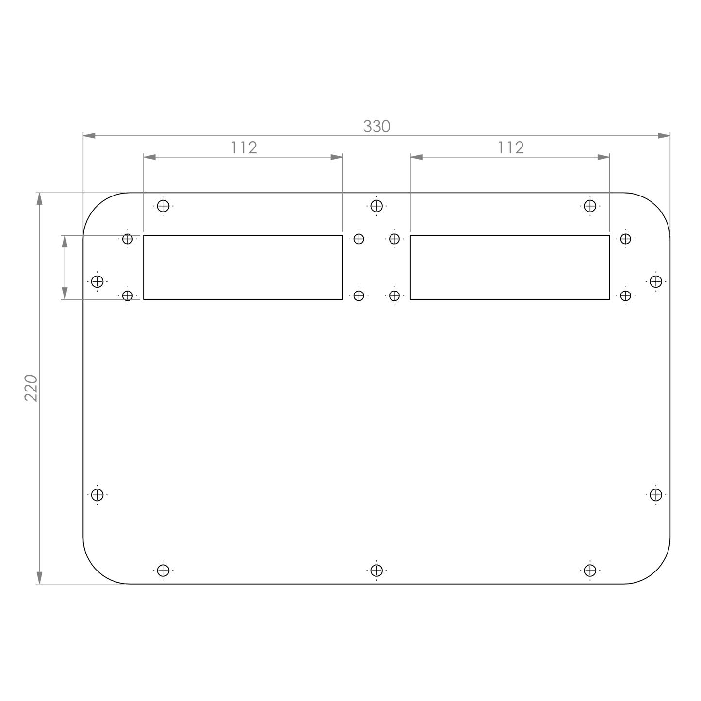 SWG Adapterplatte
