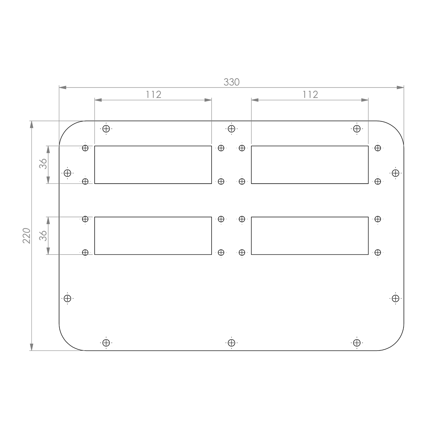SWG Adapterplatte