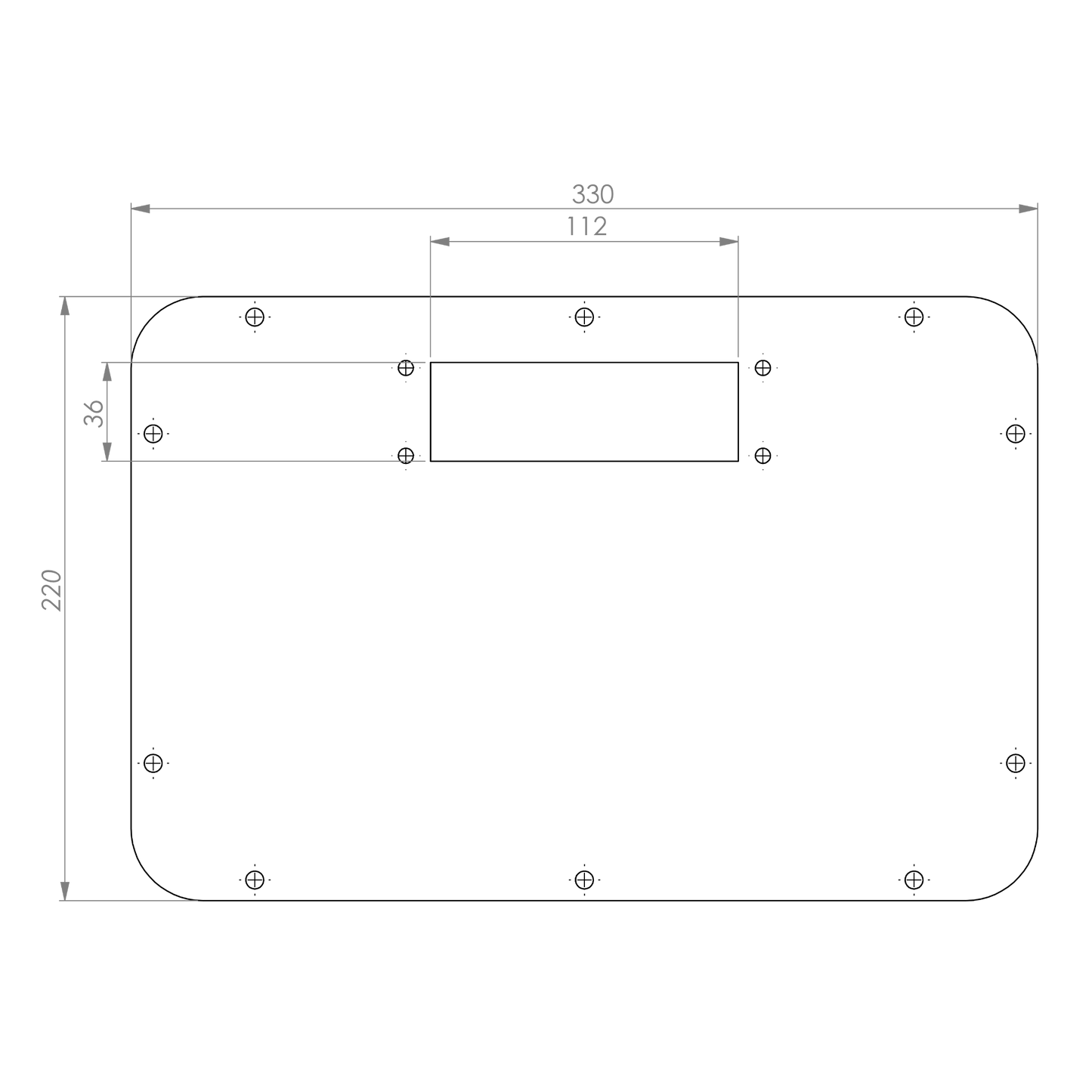SWG Adapterplatte