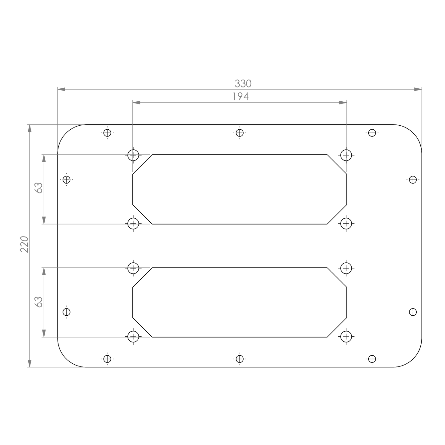 SWG Adapterplatte