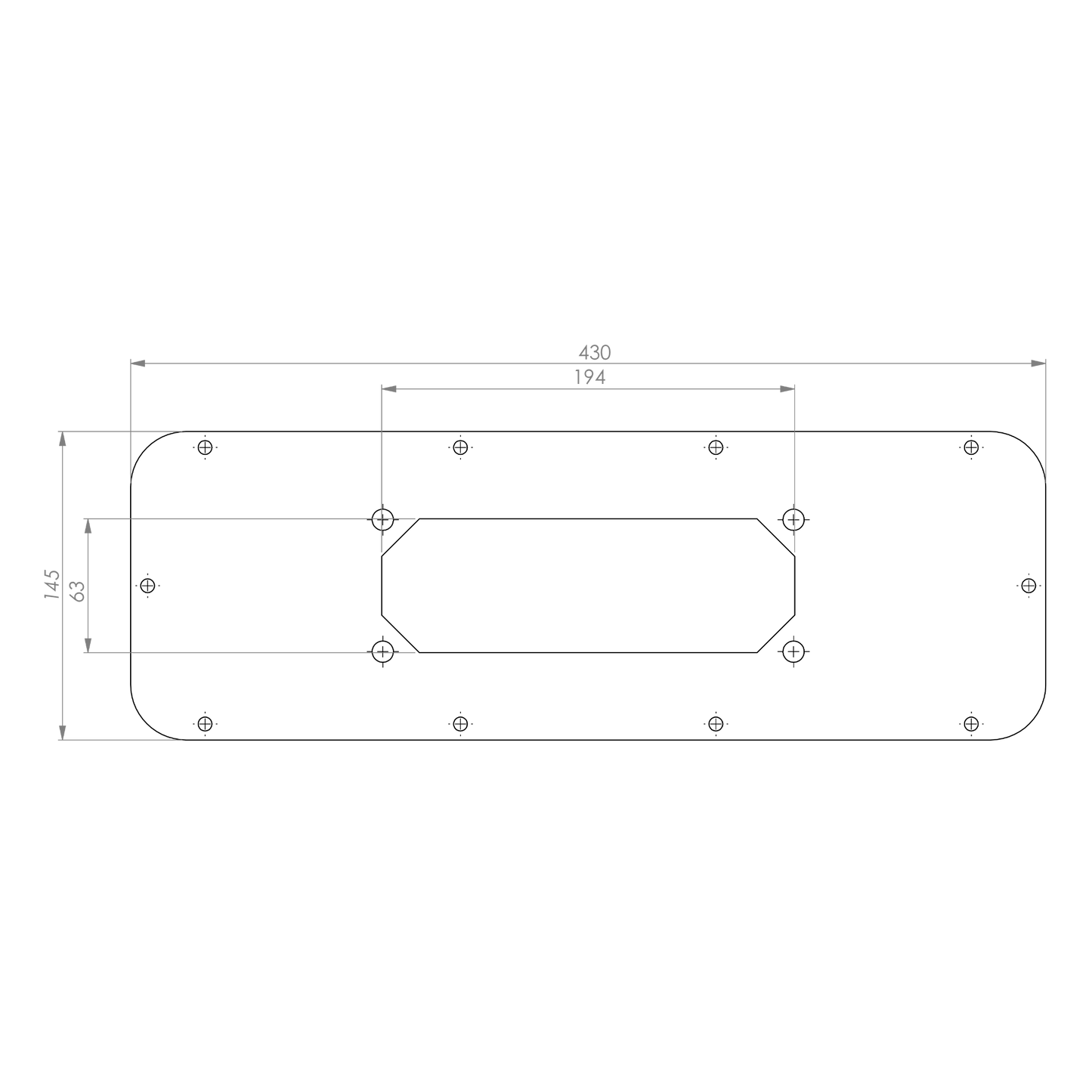 SWG Adapterplatte