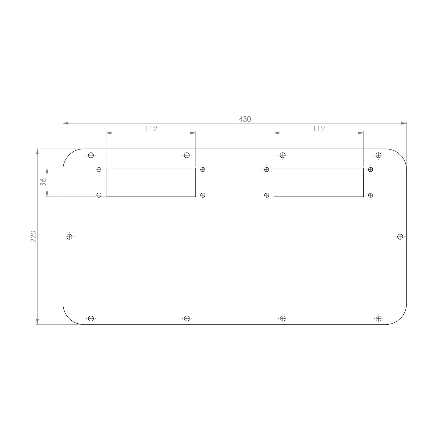 SWG Adapterplatte