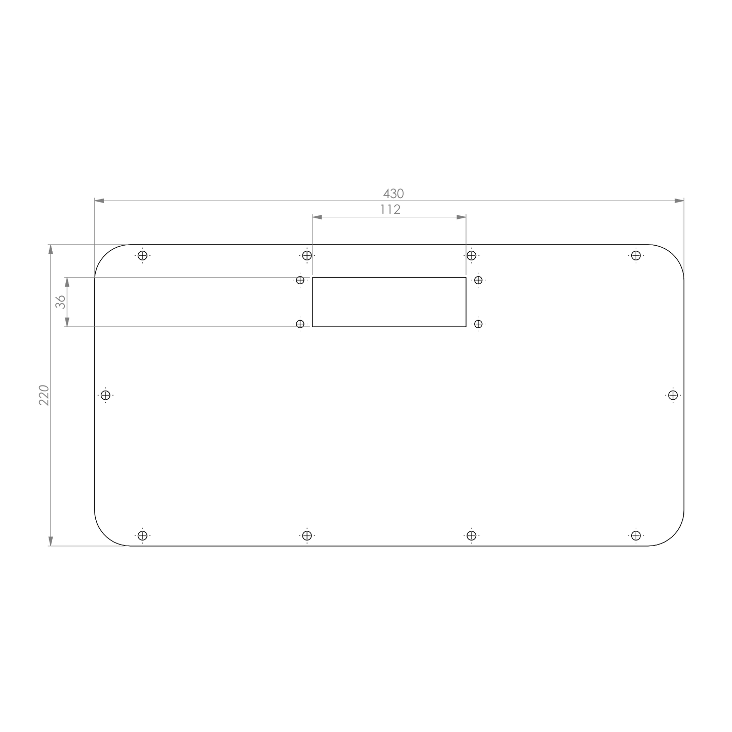 SWG Adapterplatte