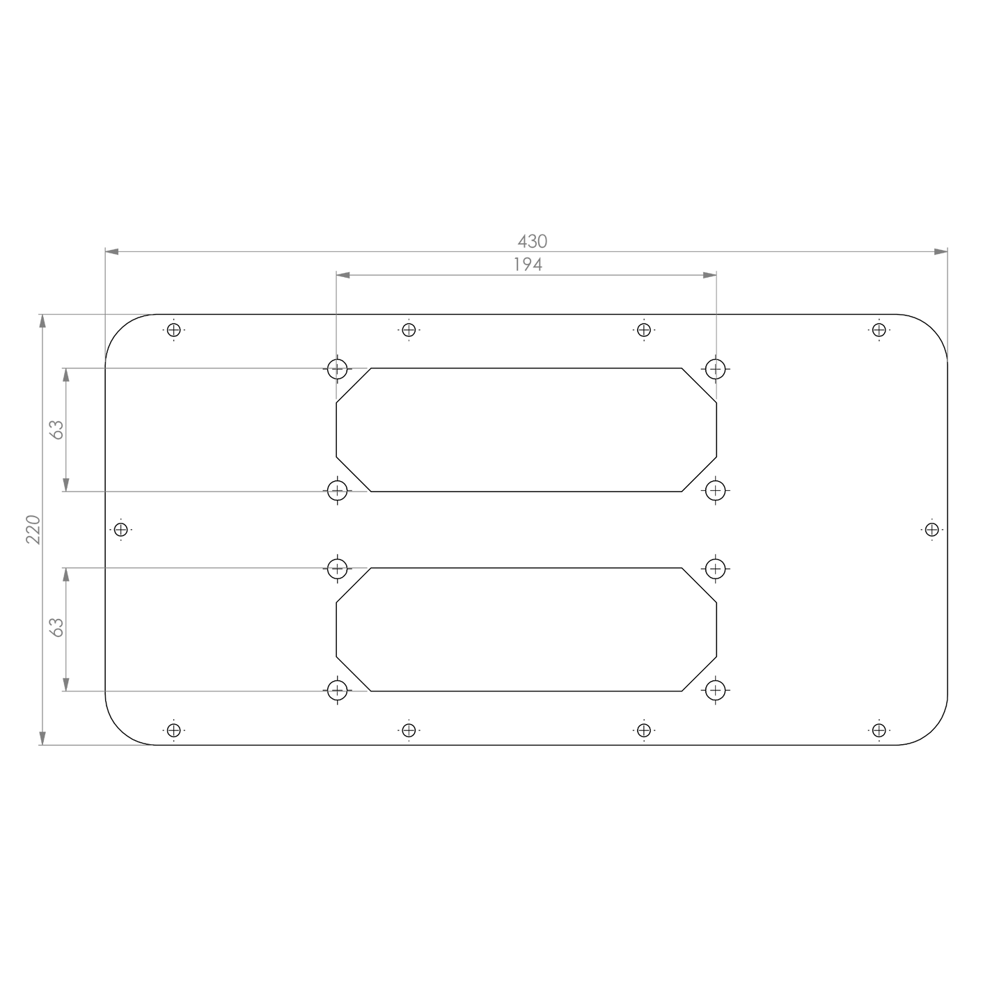 SWG Adapterplatte