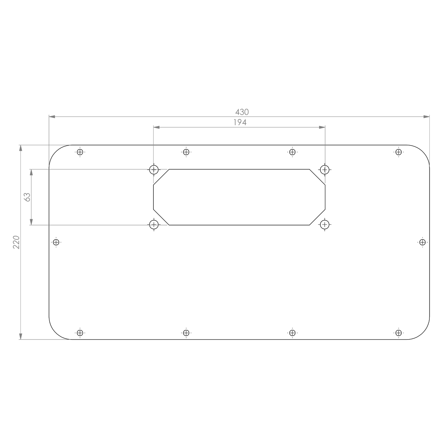 SWG Adapterplatte