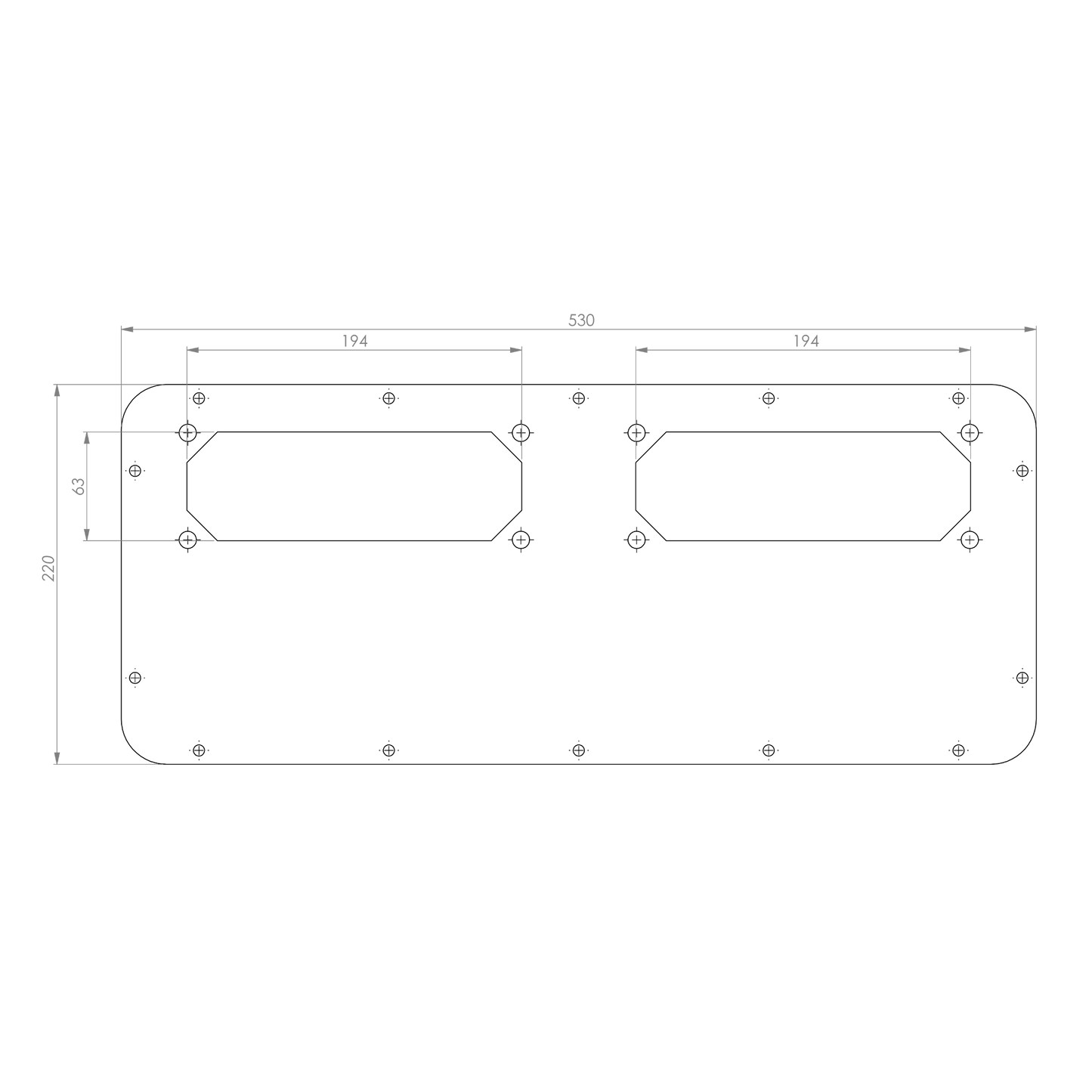 SWG Adapterplatte