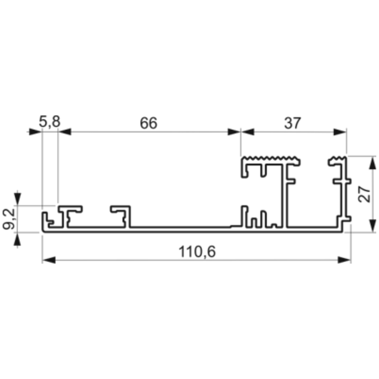 Profil de cadre AS 110.1