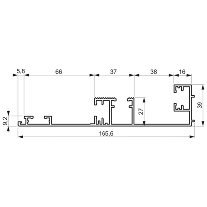 Profilé de cadre AS 165