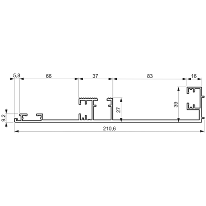 Profilé de cadre AS 210S