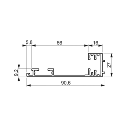 Profilé de cadre AS 90