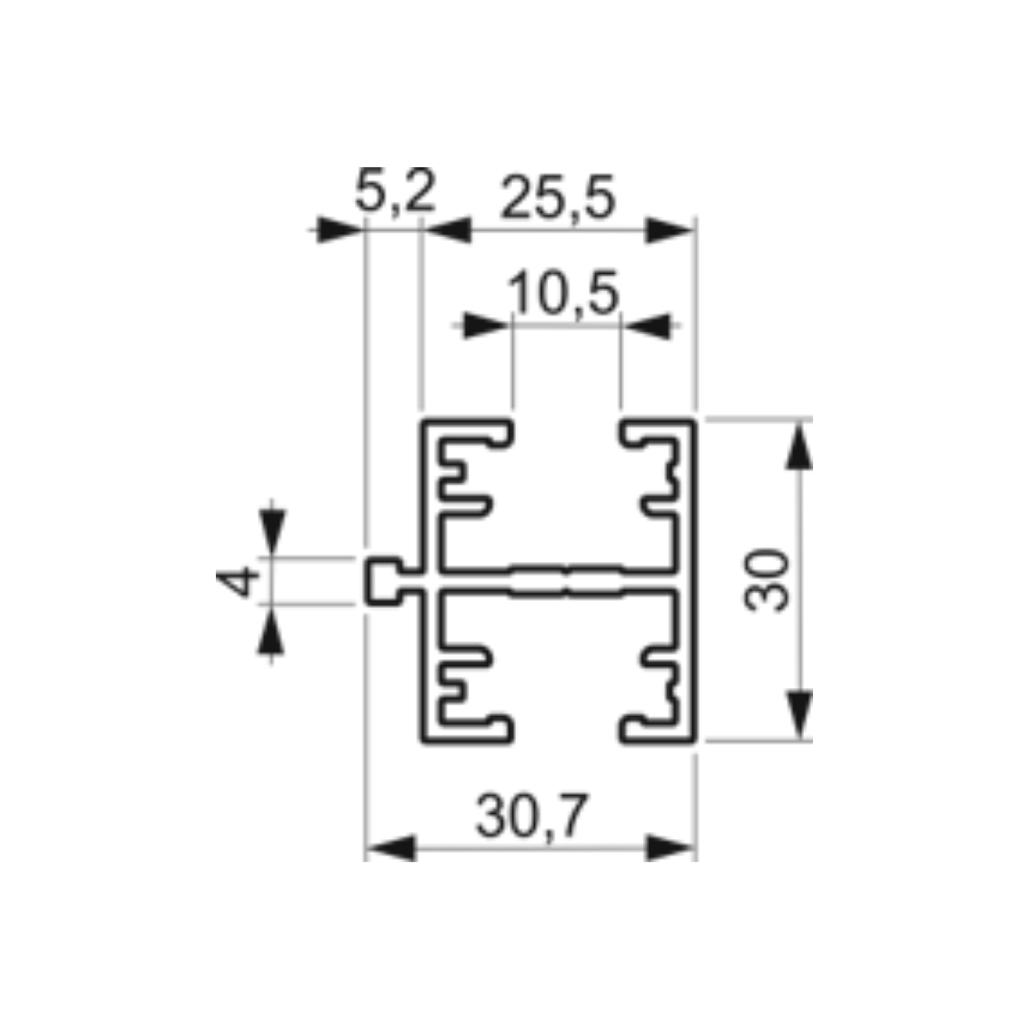 AS 30.30 Rail de séparation