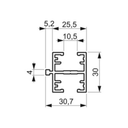 AS 30.30 Rail de séparation