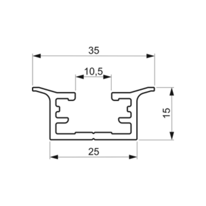 Rail d'appareil AS 35