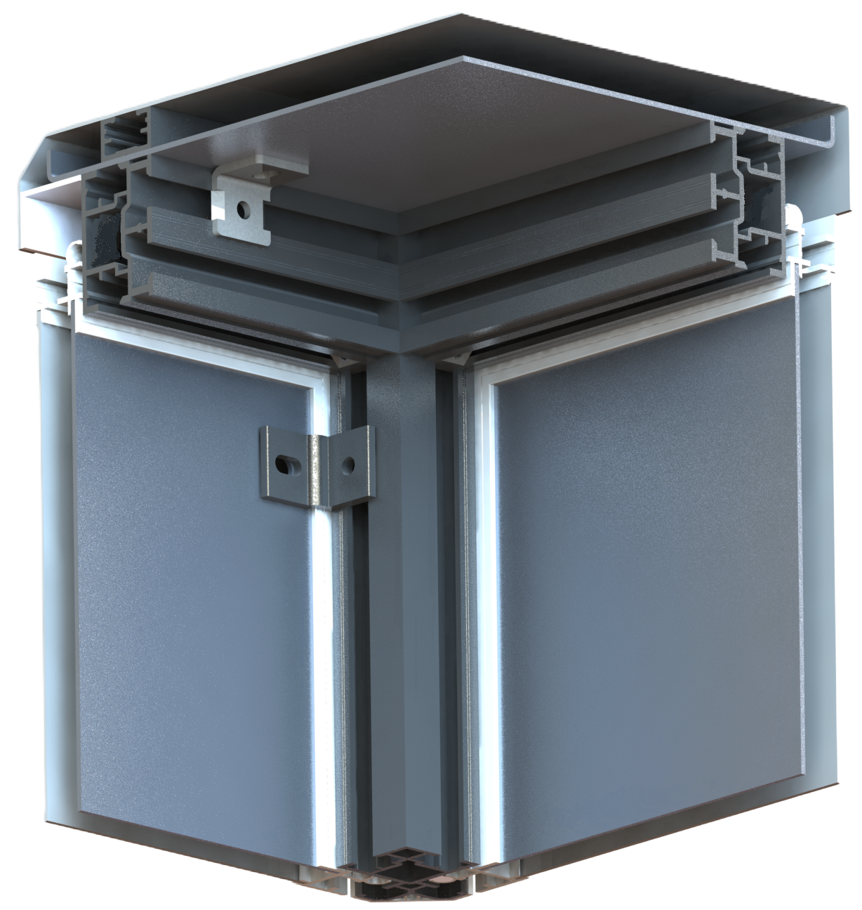 Cabine de distribution, porte simple