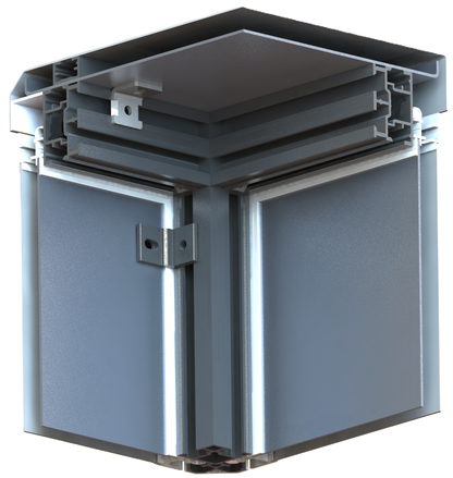 Cabine de distribution, porte simple