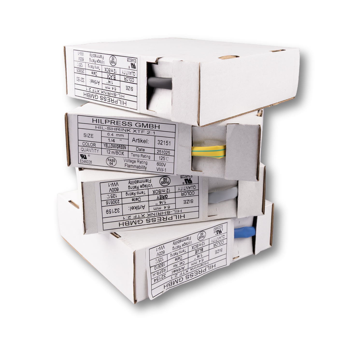 Gaine thermorétractable 2:1 Boîte